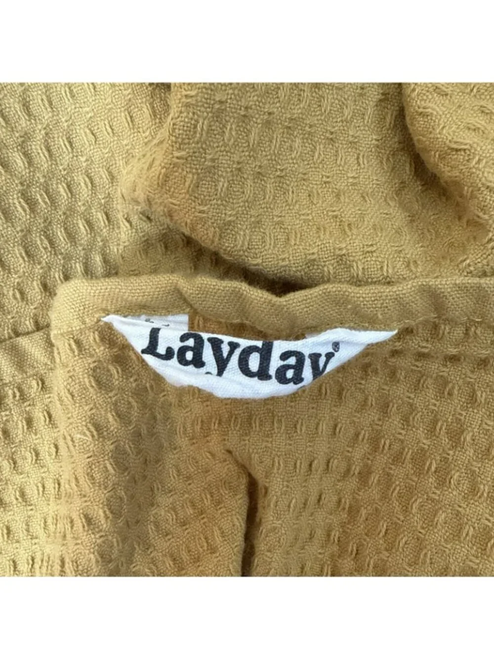 LAYDAY Journey Bath Towel 100% Cotton Honeycomb Weave Lightweight Quick Dry NEW